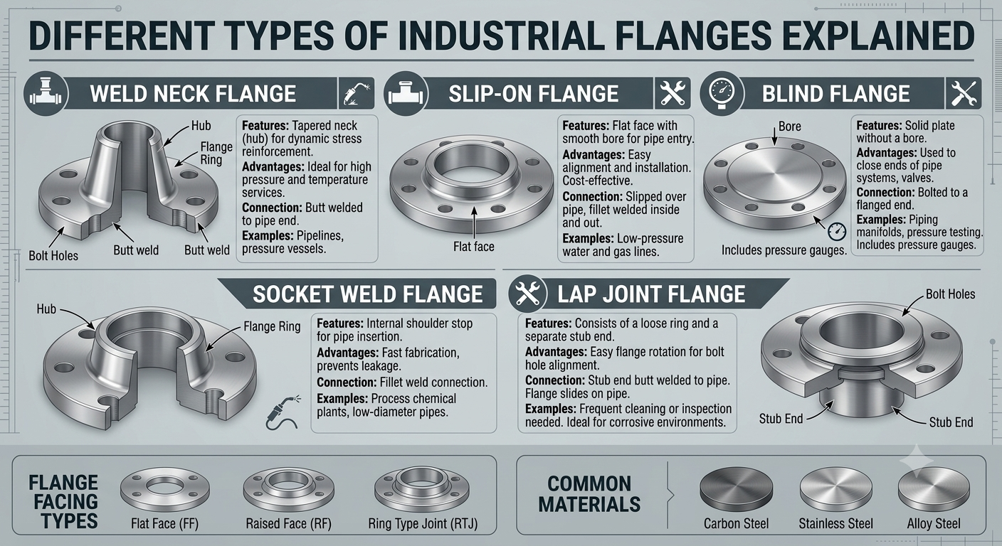 Industrial Flange Types